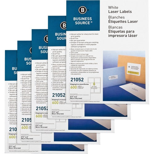 Business Source BSN21052CT Bright White Premium-quality Address Labels