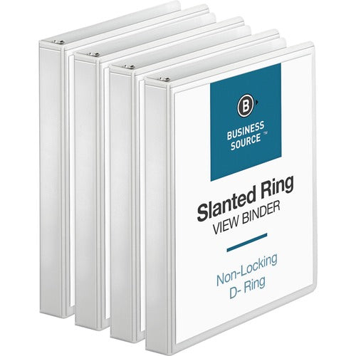 Business Source BSN28440BD Basic D-Ring View Binders