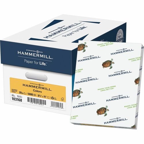 Hammermill HAM103168CT Colors Recycled Copy Paper - Gold
