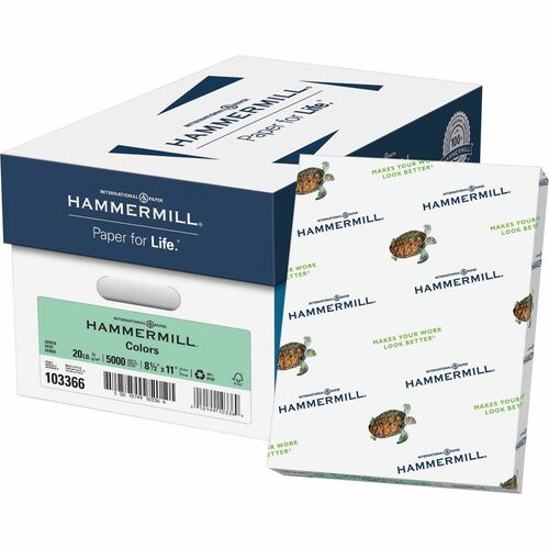 Hammermill HAM103366CT Colors Recycled Copy Paper - Green