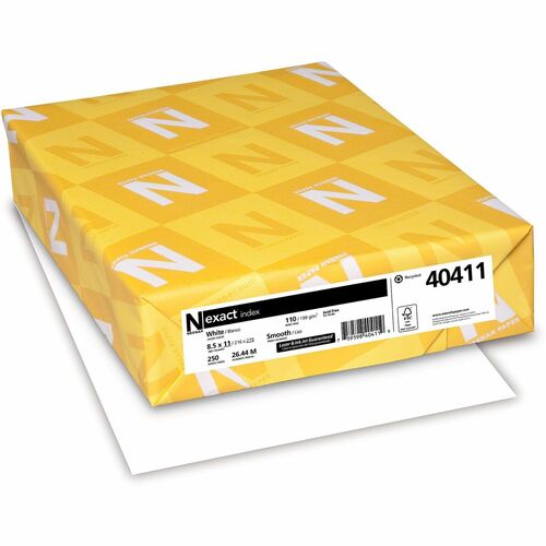 Neenah WAU40411BD Index Paper - White
