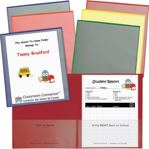 C-Line CLI32010 Classroom Connector Pocket Folder
