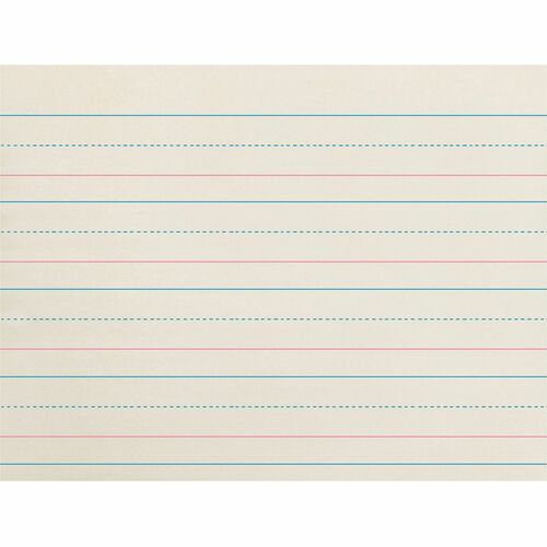 Zaner-Bloser PACZP2610 Broken Midline Ruled Paper