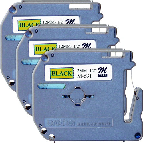 P-touch BRTM831BD Nonlaminated M Series Tape Cartridge