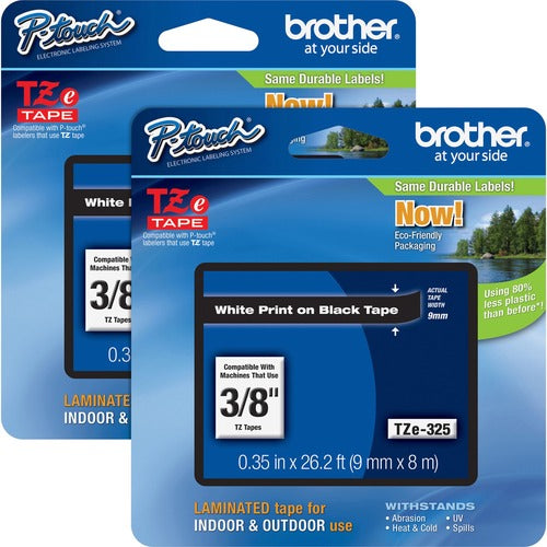 P-touch BRTTZE325BD TZe Laminated Tape Cartridges