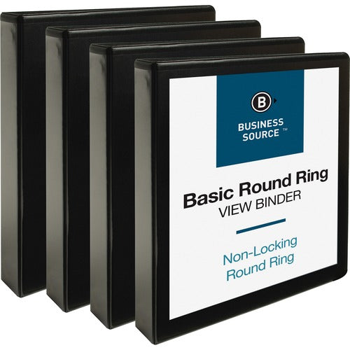 Business Source BSN09954BD Round Ring View Binder