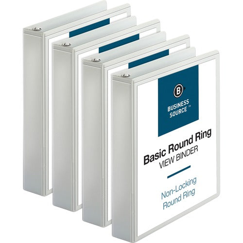 Business Source BSN09955BD Round Ring View Binder