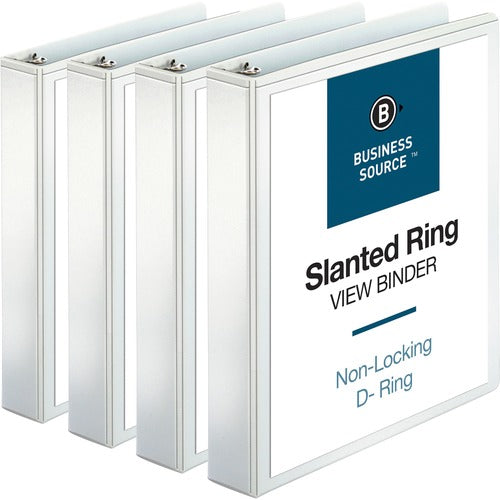 Business Source BSN28441BD Basic D-Ring View Binders