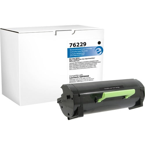 Elite Image ELI76229 Remanufactured High Yield Laser Toner Cartridge 501H (50F1H00) - Black - 1 Each