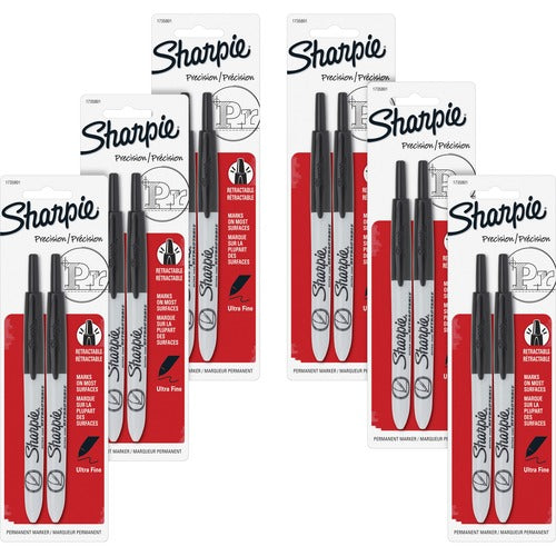 Sharpie SAN1735801BX Retractable Ultra-Fine Point Permanent Markers