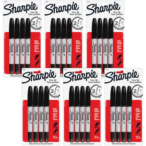 Sharpie SAN32175PPBG Twin Tip Permanent Markers