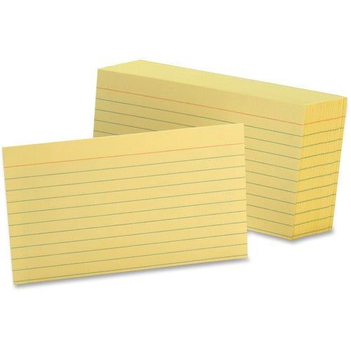 Oxford OXF7321CAN Colored Ruled Index Cards