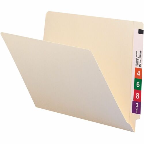 Smead SMD24111 Shelf-Master Straight Tab Cut Letter End Tab File Folder