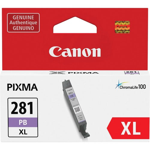 Canon CNMCLI281XLPBL CLI-281XL Original Inkjet Ink Cartridge - Blue - 1 Each