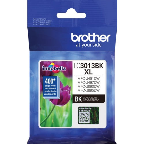 Brother BRTLC3013BK Innobella LC3013BK Original High Yield Inkjet Ink Cartridge - Single Pack - Black - 1 Each