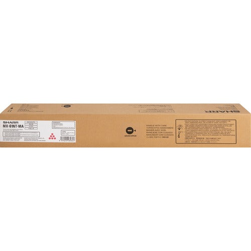 Sharp SHRMX61NTMA MX-61NT Original Laser Toner Cartridge - Magenta - 1 Each