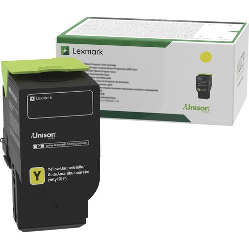 Lexmark LEXC2310Y0 Unison Original Standard Yield Laser Toner Cartridge - Yellow - 1 Each