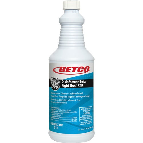 Betco BET3111200 Fight-Bac RTU Disinfectant Cleaner