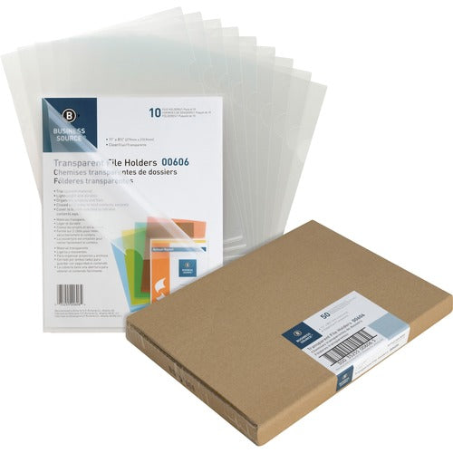 Business Source BSN00606BX Letter File Sleeve
