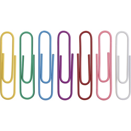 Business Source BSN01604 Vinyl-coated Gem Clips