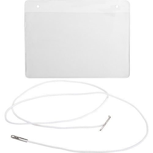 Business Source BSN01615 Elastic Cord Hanging Name Badges