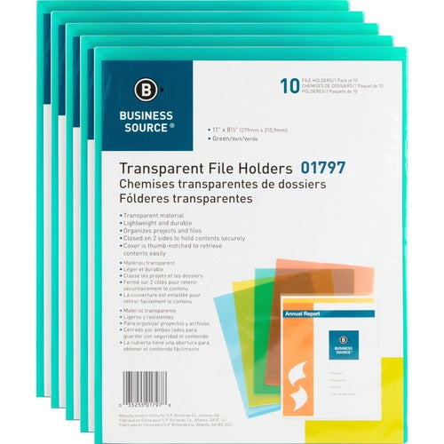 Business Source BSN01797BX Letter File Sleeve