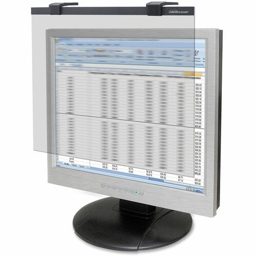 Business Source BSN20510 19"-20" LCD Privacy/Antiglare Filter Black
