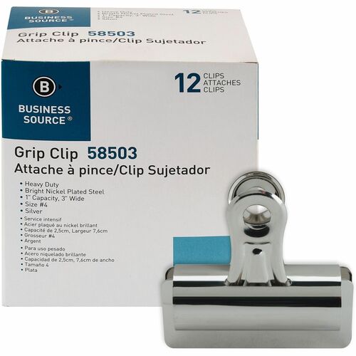 Business Source BSN58503 Bulldog Grip Clips