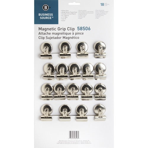 Business Source BSN58506 Magnetic Grip Clips Pack