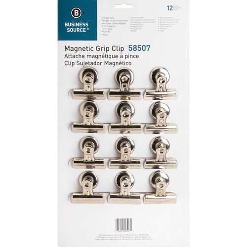 Business Source BSN58507 Magnetic Grip Clips Pack