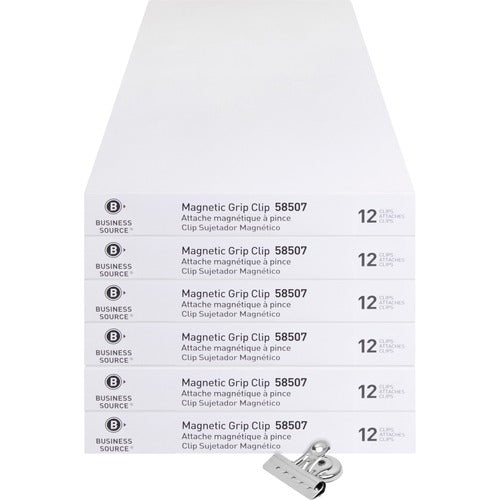 Business Source BSN58507BD Magnetic Grip Clips Pack