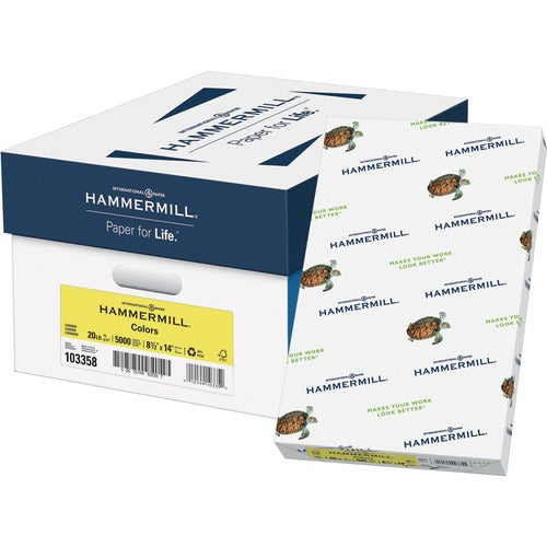 Hammermill HAM103358CT Colors Recycled Copy Paper - Canary