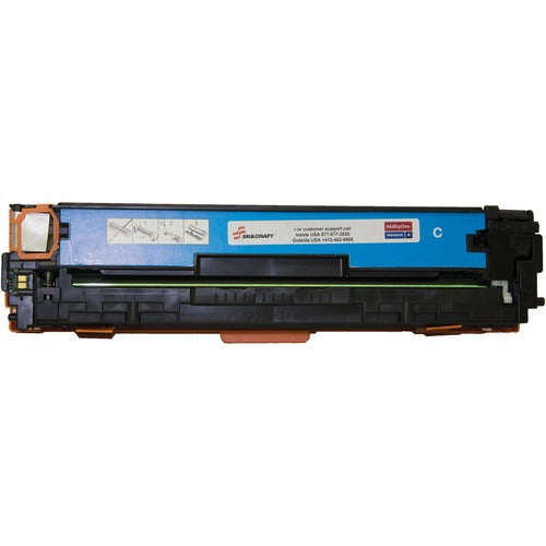 SKILCRAFT® NSN6703777 SKILCRAFT Remanufactured Laser Toner Cartridge 304A (CC531A) - Cyan - 1 Each