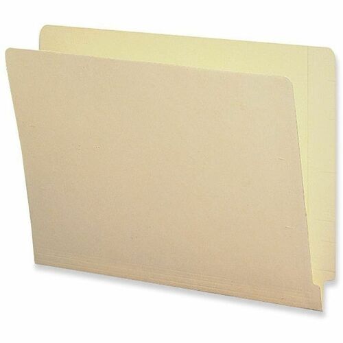 Business Source BSN17239 Straight Tab Cut Letter Recycled End Tab File Folder