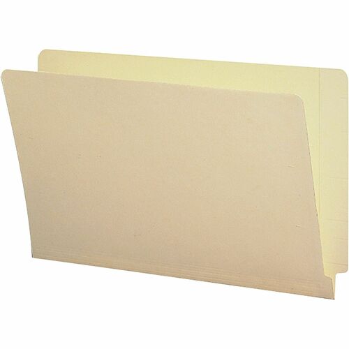 Business Source BSN17255 Straight Tab Cut Legal Recycled End Tab File Folder
