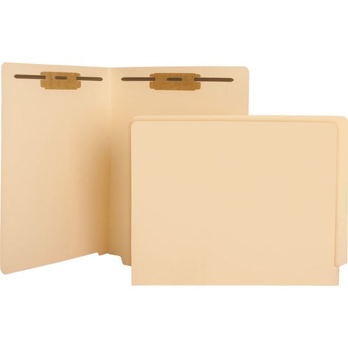Business Source BSN17262 Straight Tab Cut Letter Recycled Fastener Folder