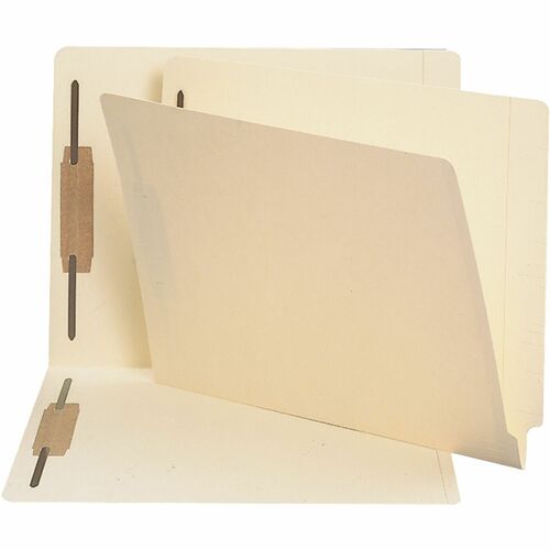 Business Source BSN17263 Straight Tab Cut Letter Recycled Fastener Folder