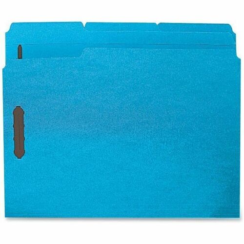 Business Source BSN17267 1/3 Tab Cut Letter Recycled Fastener Folder