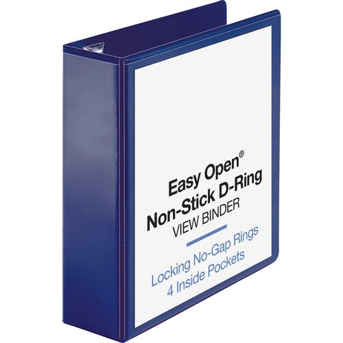 Business Source BSN26976 Navy D-ring Binder