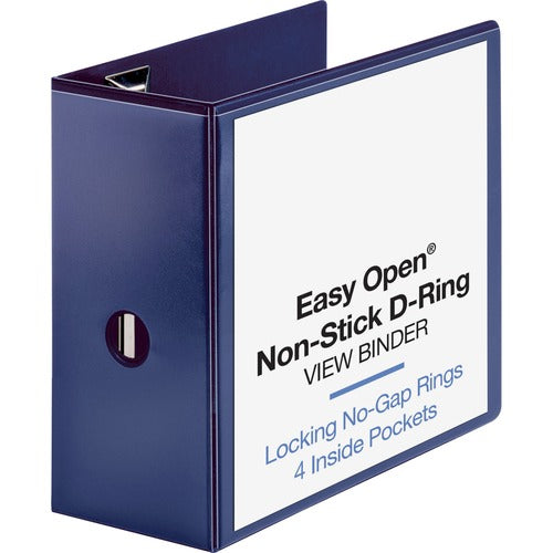 Business Source BSN26978 Navy D-ring Binder