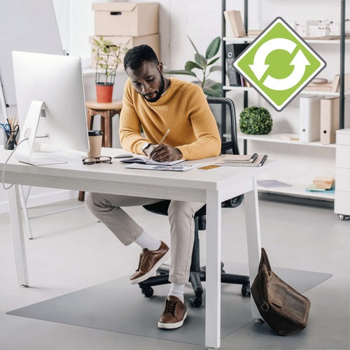 Floortex FLRECO123048AEP Ecotex Evolutionmat® Anti-Slip Rectangular Chair Mat