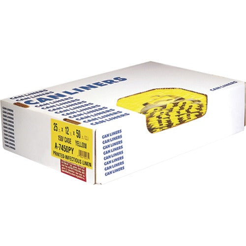 Heritage HERA6043PY 1.3 mil Color-coded Can Liner