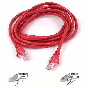 Belkin BLKA3L79102REDS RJ45 CAT-5e Patch Cable, Snagless Molded Red 02