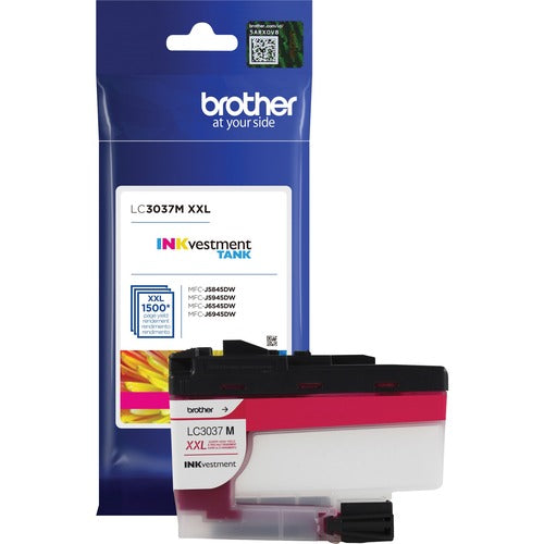 Brother BRTLC3037M INKvestment LC3037M Original Inkjet Ink Cartridge - Single Pack - Magenta - 1 Each