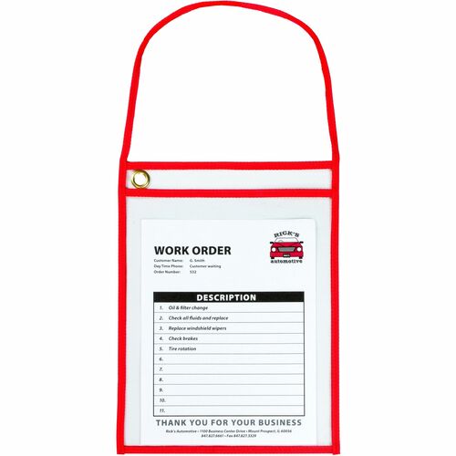 C-Line CLI41924 Hanging Strap Shop Ticket Holder