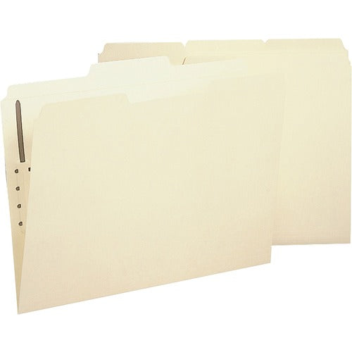 Business Source BSN17230 1/3 Tab Cut Legal Recycled Fastener Folder