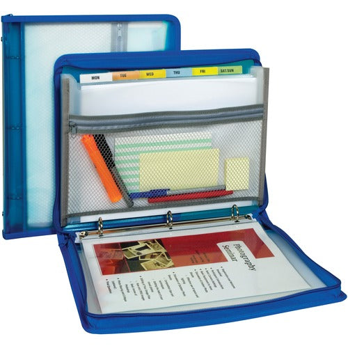 C-Line CLI48115 Expanding File Zippered Binder