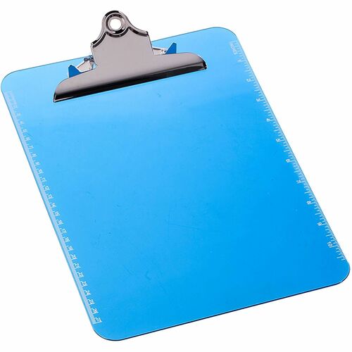 Business Source BSN01863BX Spring Clip Plastic Clipboard
