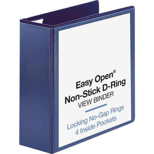 Business Source BSN26977 Easy Open Nonstick D-Ring View Binder