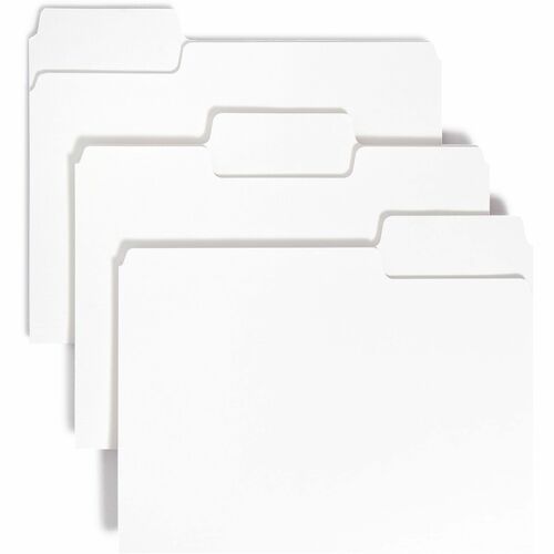 Smead SMD11980 SuperTab 1/3 Tab Cut Letter Recycled Top Tab File Folder